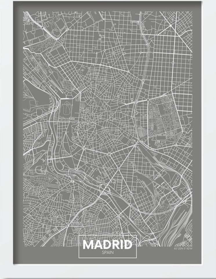 Obraz 40x55 cm Madrid – Wallity