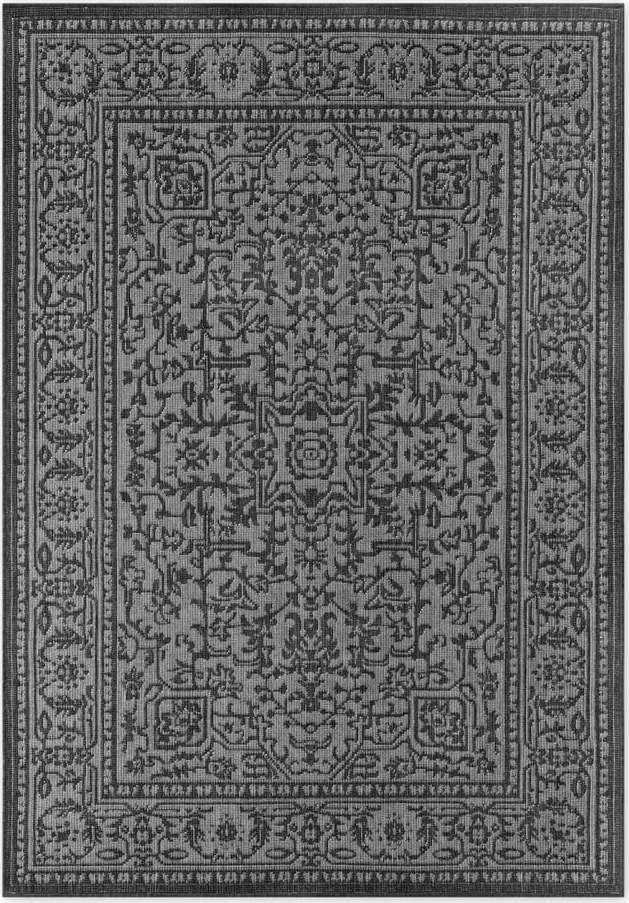 Černobílý vnitřní a venkovní koberec 120x170 cm Duet Kona – NORTHRUGS