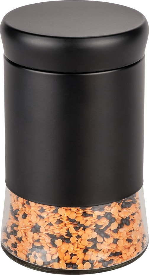 Skleněná dóza na potraviny Black Outdoor Kitchen Boga – Wenko