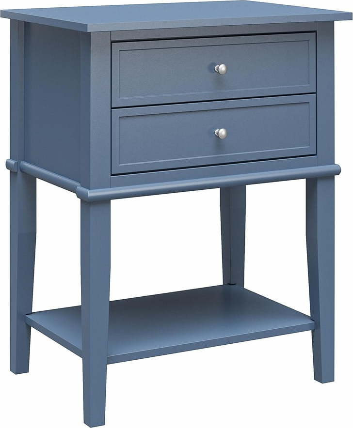 Modrý noční stolek Franklin – Støraa