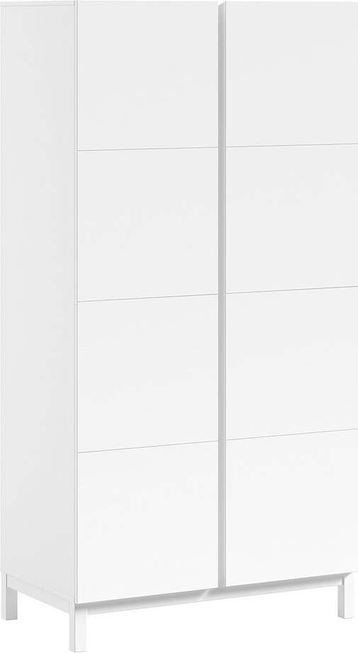 Bílá dětská šatní skříň 99x196x58 cm Eva – Vipack