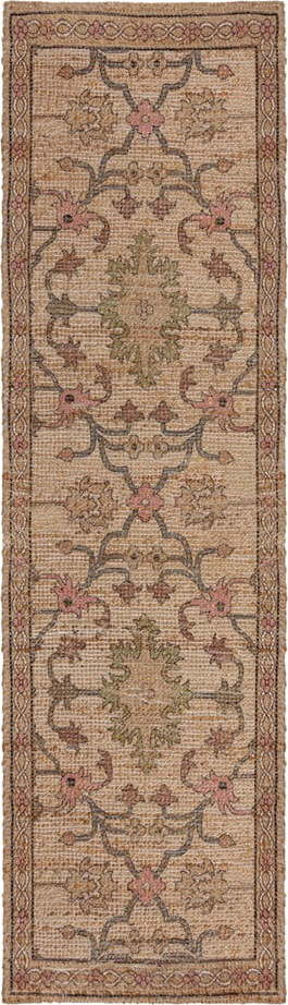 Ručně tkaný běhoun s příměsí juty v přírodní barvě 60x230 cm Celine Jute Global – Flair Rugs
