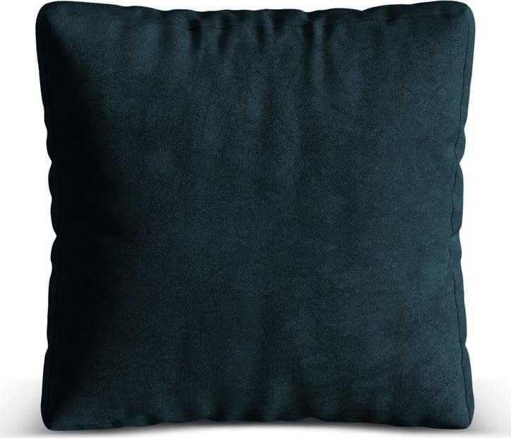 Tmavě modrý polštář k modulární pohovce z textilie bouclé Martina – Micadoni Home