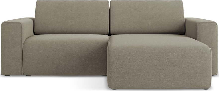 Béžová rohová pohovka (pravý roh) Kalea – Makamii