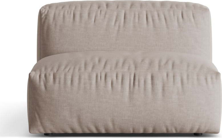 Béžový modul pohovky (středový díl) Martina – Micadoni Home