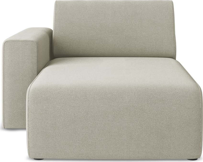 Béžový modul pohovky (levý roh) Kalea – Makamii