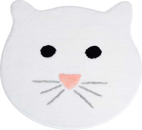 Bílá koupelnová předložka 90x90 cm – Foutastic