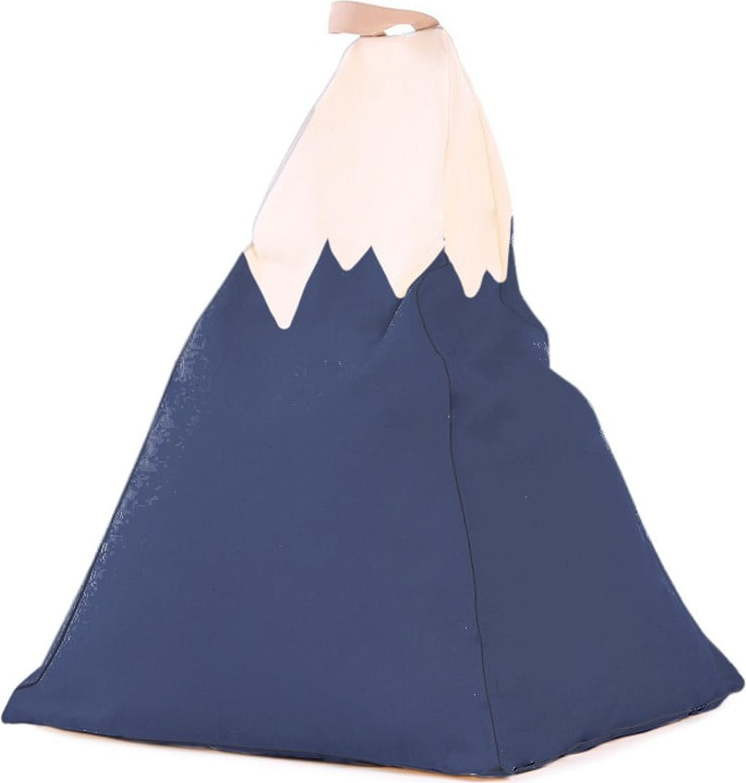 Modrý dětský sedací vak Mountain – Little Nice Things