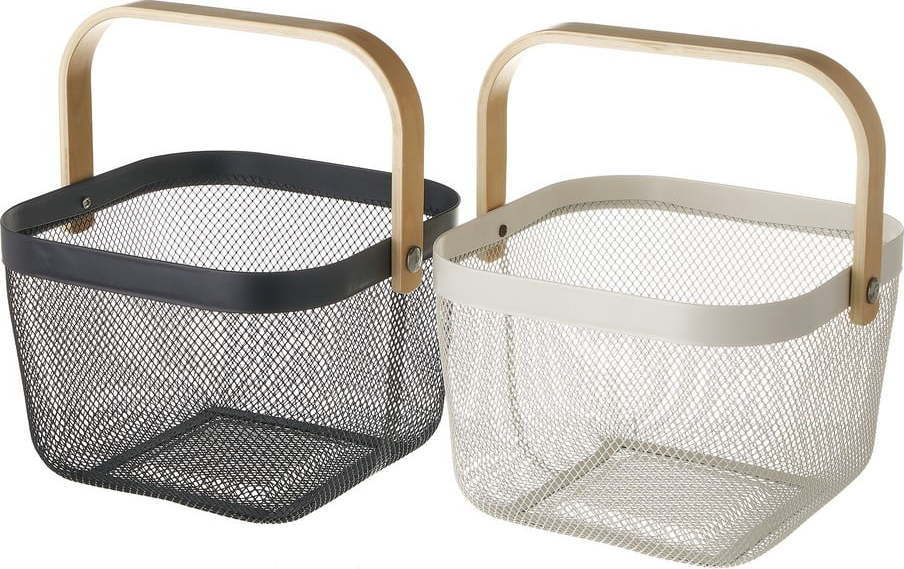 Drátěné kovové košíky v sadě 2 ks - Casa Selección