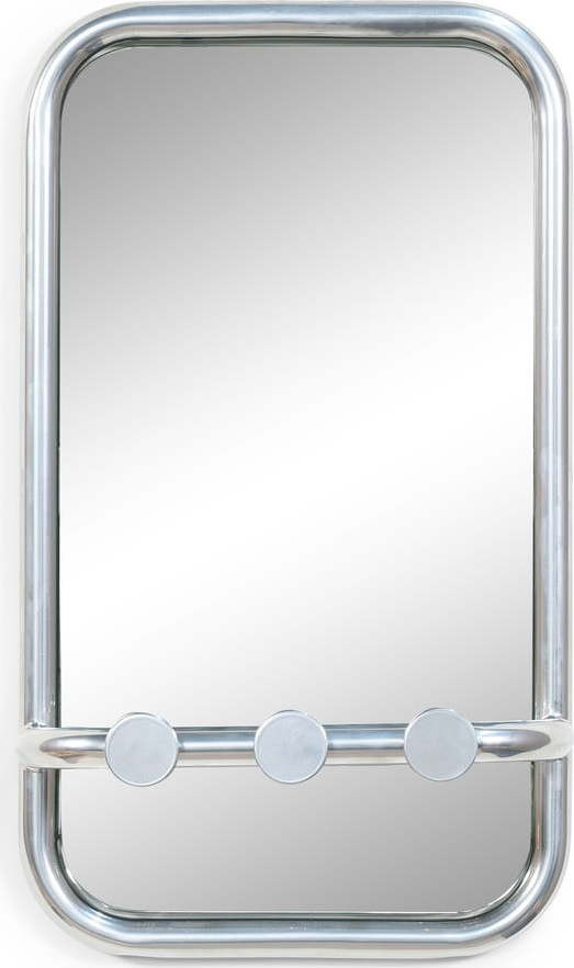 Kovový věšákový panel ve stříbrné barvě Retro – Spinder Design