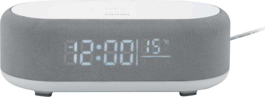 Digitální budík s bezdrátovou nabíječkou Vogue – Karlsson