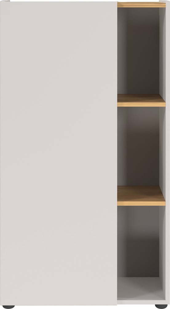 Bílá knihovna v dekoru dubu 61x110x34 cm Adrano – Germania