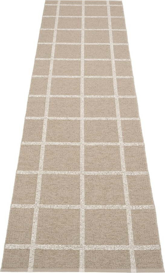 Béžový vnitřní a venkovní běhoun 70x300 cm Ada Dark Linen – Pappelina