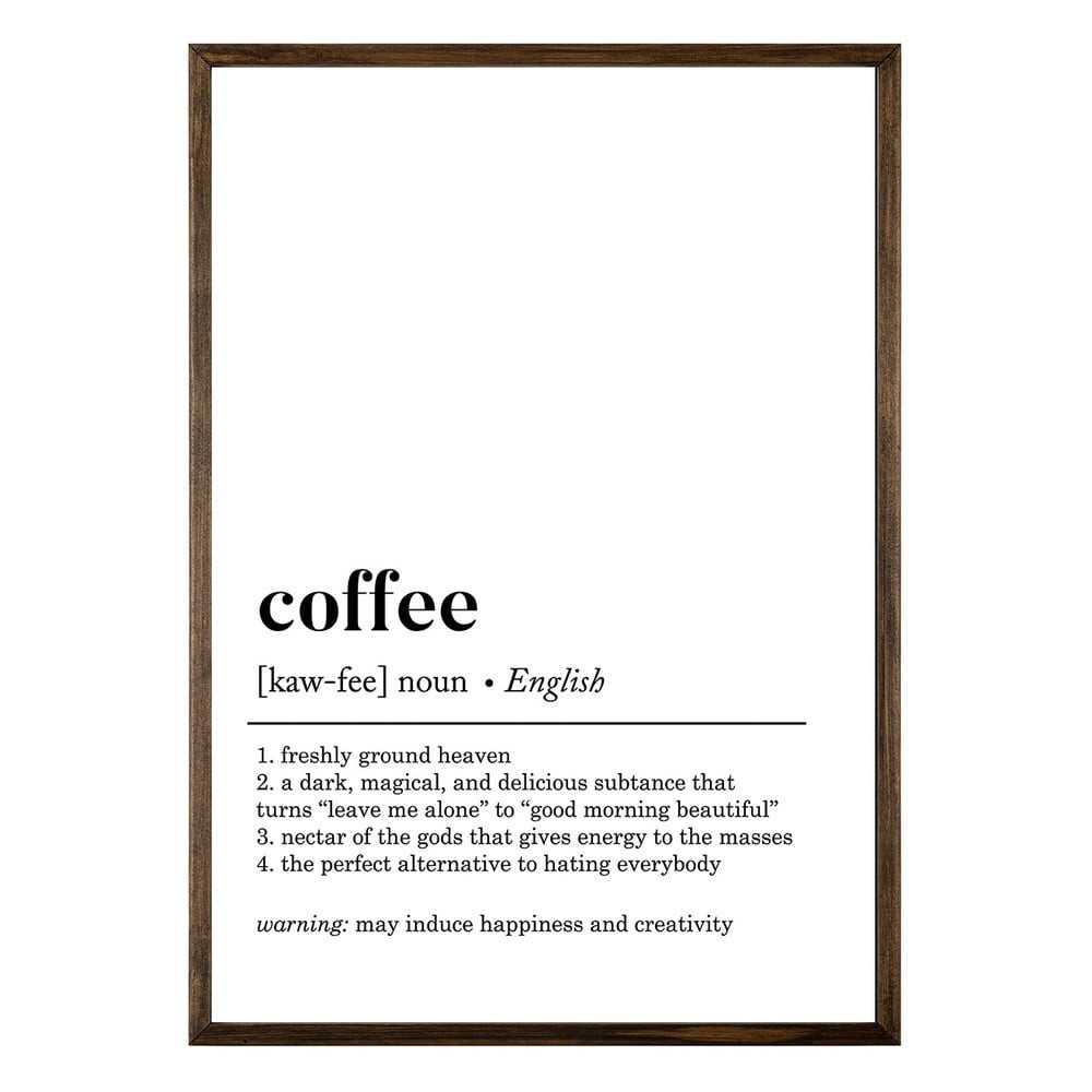 Obraz 50x70 cm Coffee – Wallity