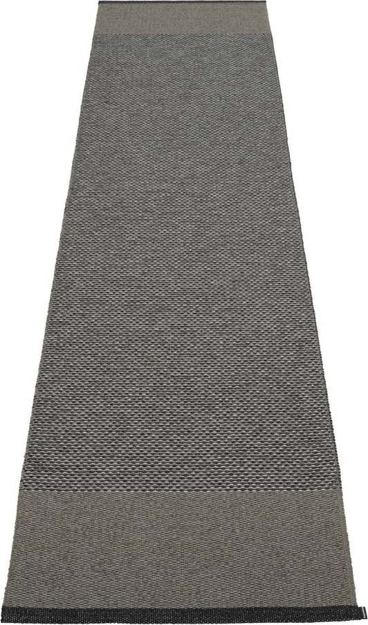 Antracitový vnitřní a venkovní běhoun 70x300 cm Edit Charcoal – Pappelina