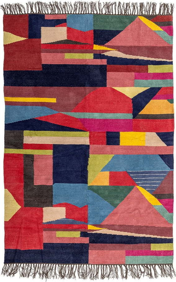 Koberec s příměsí bavlny 140x200 cm Loggia – Bloomingville