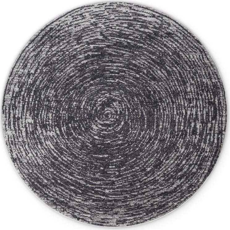 Šedý kulatý koberec ø 120 cm Gloria Cavallo – Hanse Home
