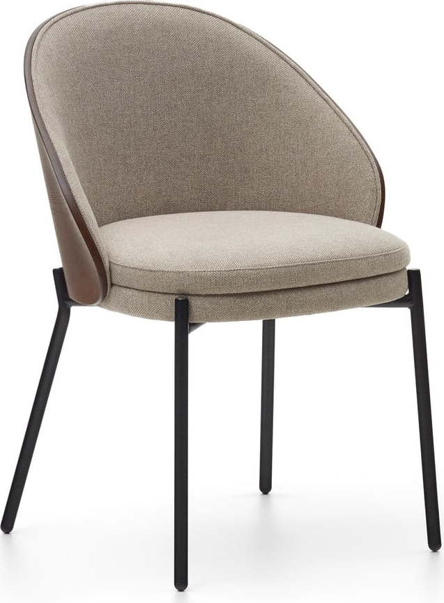 Béžové jídelní židle v sadě 2 ks Eamy – Kave Home
