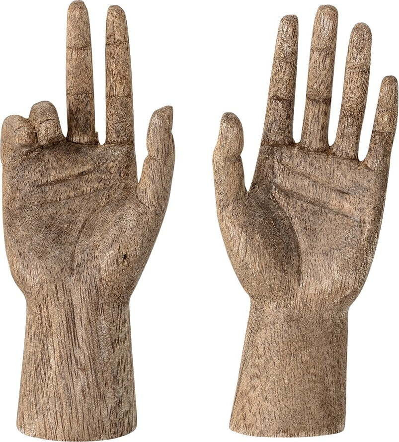 Dřevěné sošky v sadě 2 ks 13 cm Teis – Bloomingville