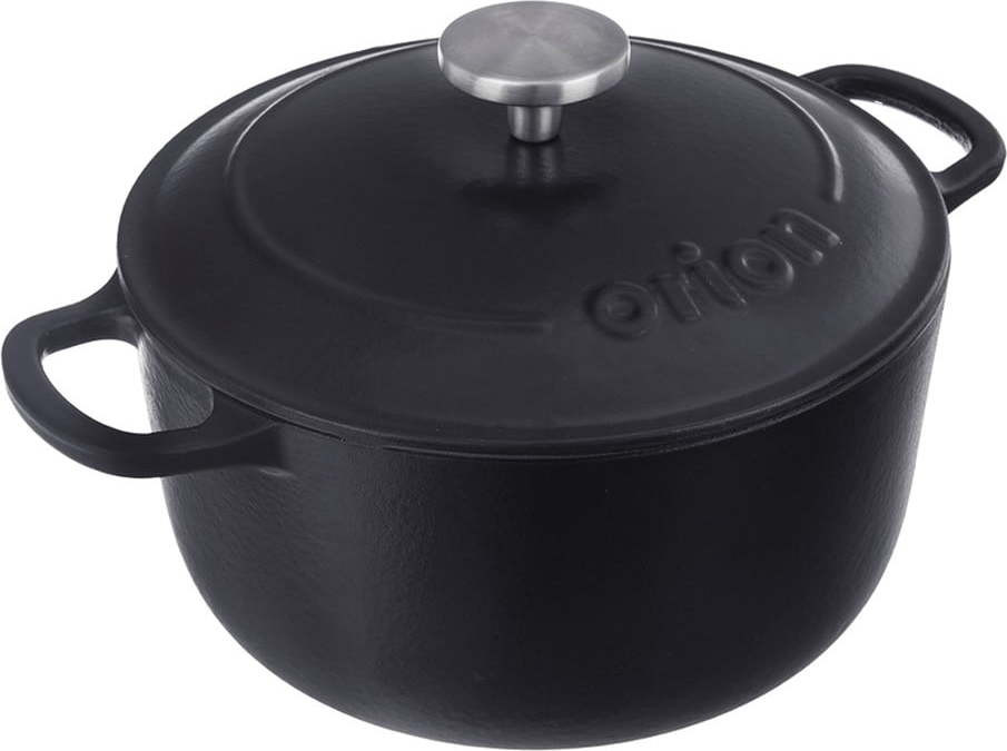 Litinový hrnec s pokličkou na indukci 5,2 l LITINA SMALT – Orion