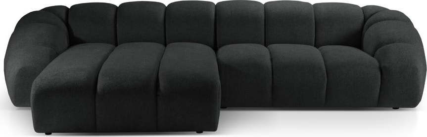 Černá rohová pohovka (levý roh) Diana – Micadoni