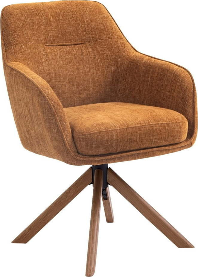 Oranžové jídelní židle v sadě 2 ks Avola – Unique Furniture