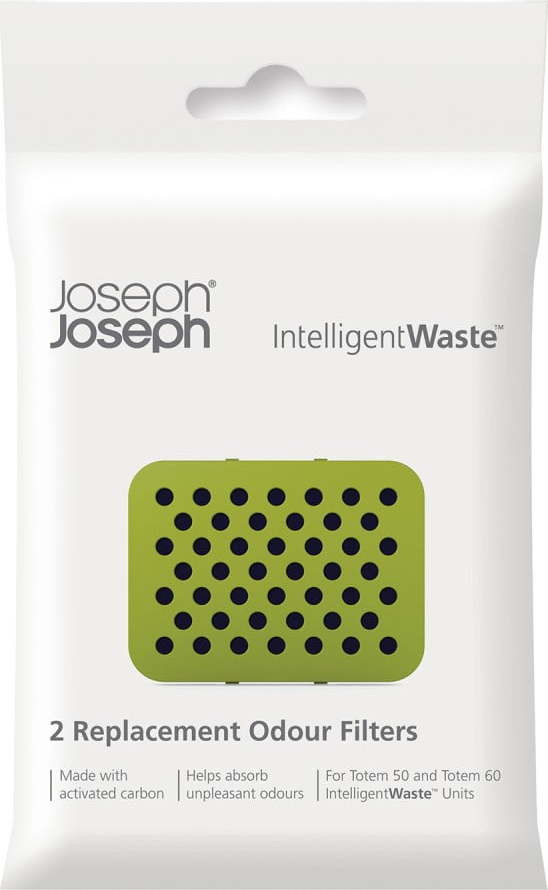 Bílé náhradní uhlíkové filtry v sadě 2 ks Intelligent Waste – Joseph Joseph