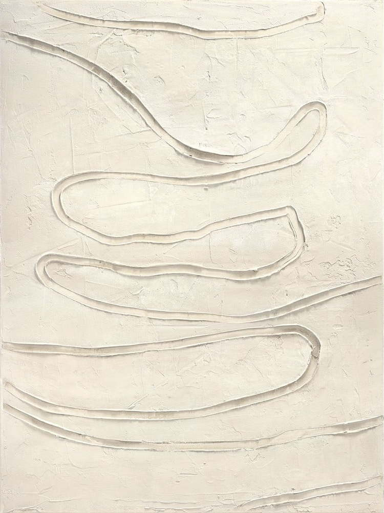 Ručně malovaný obraz 88x118 cm Track The Line – Malerifabrikken