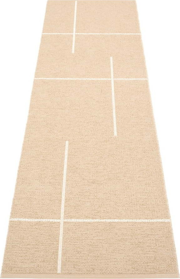 Béžový vnitřní a venkovní běhoun 70x270 cm Fred Beige – Pappelina