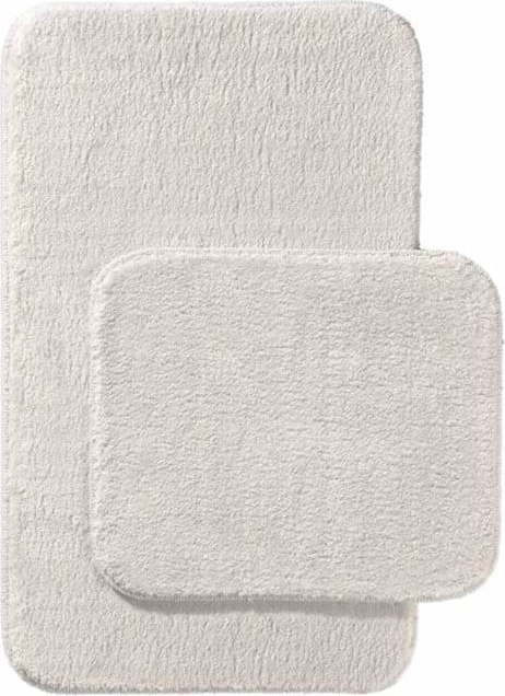 Krémové koupelnové předložky v sadě 2 ks 50x90 cm Plush – Mila Home