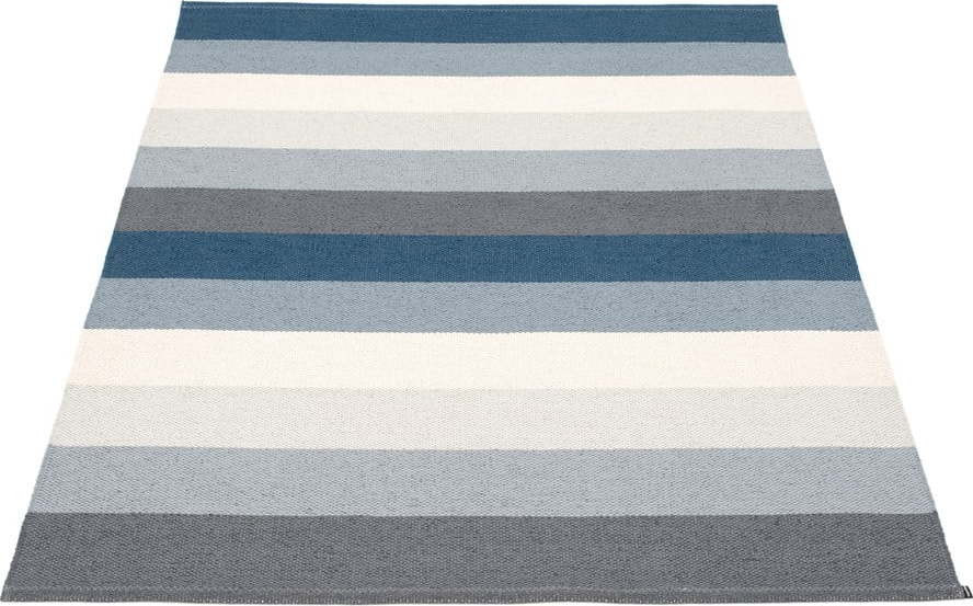 Modro-krémový vnitřní a venkovní koberec 140x200 cm Molly Ocean Grey – Pappelina