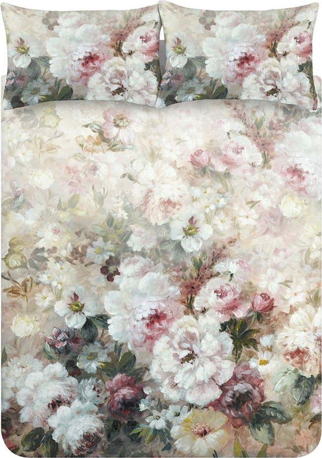 Bavlněné povlečení na dvoulůžko 200x200 cm Rose Bloom – RHS