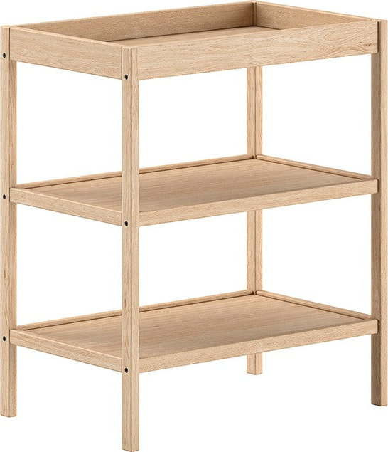 Přebalovací pult z bukového dřeva v přírodní barvě Dino – Vipack