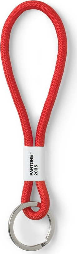 Červené poutko na klíče Red 2035 – Pantone