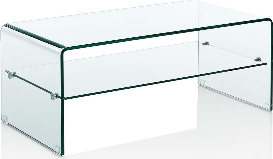 Skleněný konferenční stolek 50x100 cm Cristal Evo – Tomasucci