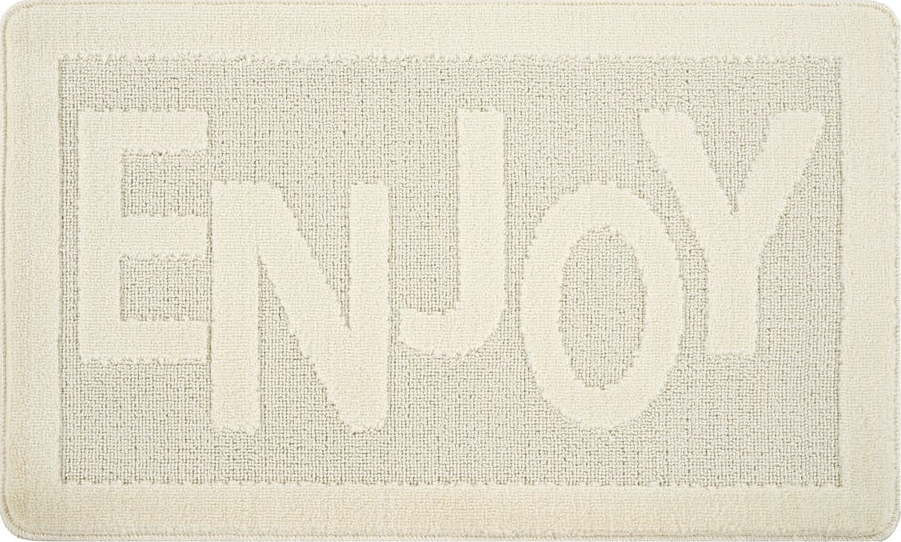 Krémová koupelnová předložka 60x100 cm Enjoy – Foutastic