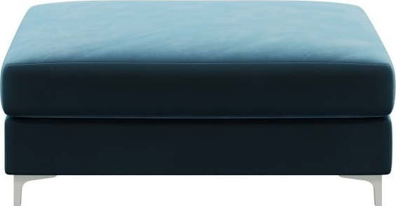 Tmavě modrá sametová podnožka Devichy Rothe