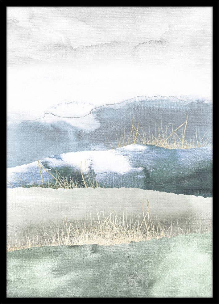 Obraz 50x70 cm Green Land – Malerifabrikken