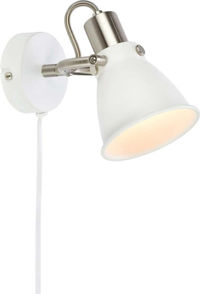 Bílé nástěnné svítidlo Markslöjd Alton