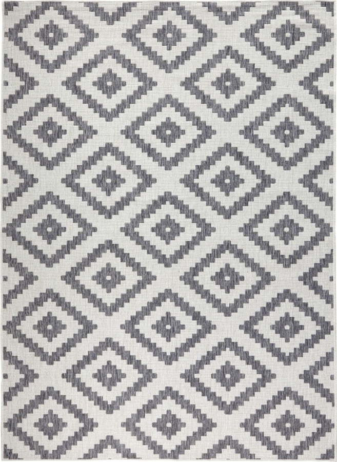 Šedý venkovní koberec NORTHRUGS Malta, 160 x 230 cm