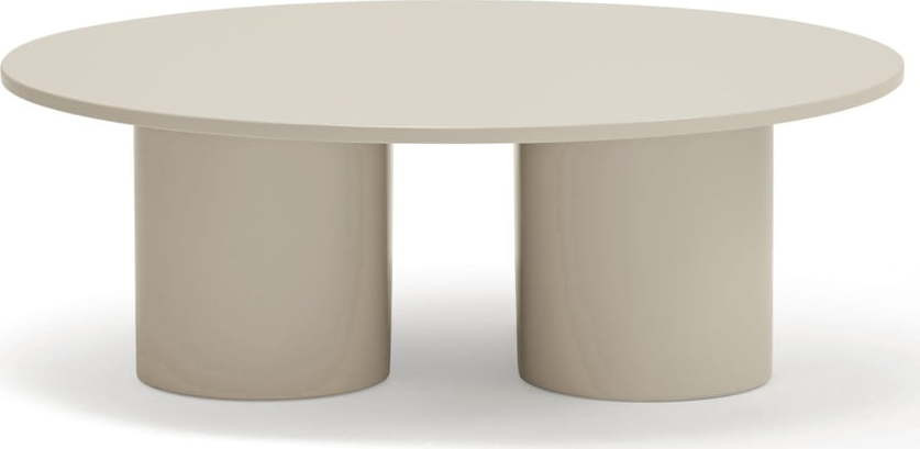 Krémový konferenční stolek 110x111 cm Totem – Teulat
