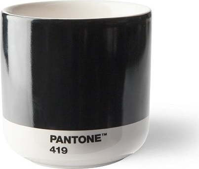 Černý keramický hrnek 175 ml Cortado Black 419 – Pantone