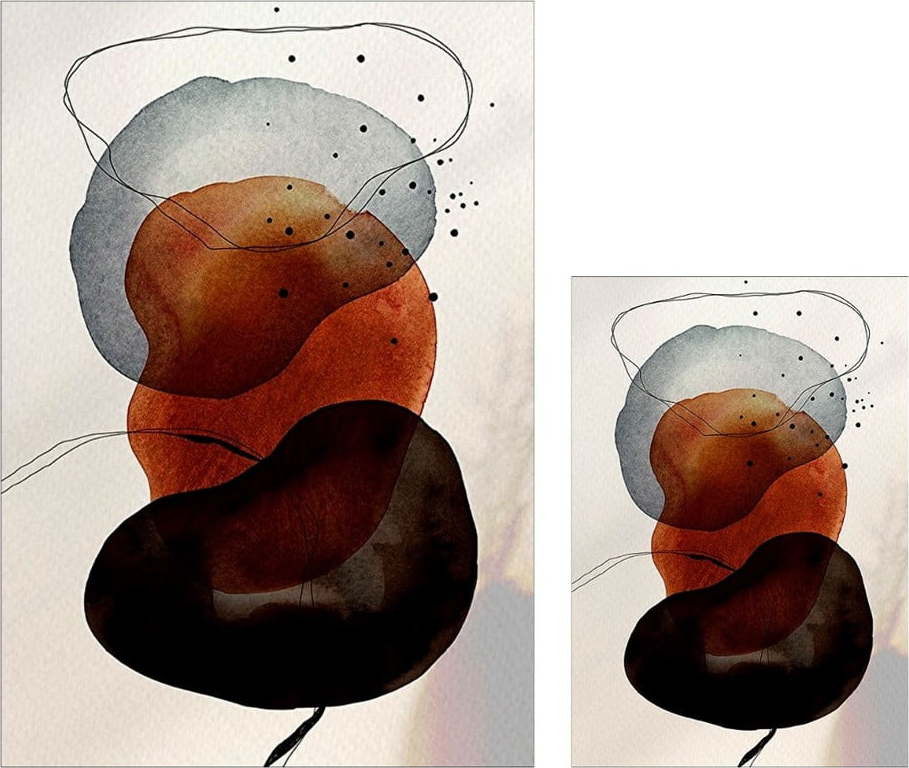 Koupelnové předložky v sadě 2 ks 60x100 cm Art Post Modern – Mila Home