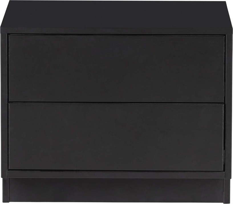 Černý modulární TV stolek z borovicového dřeva 50x40 cm Finca – WOOOD