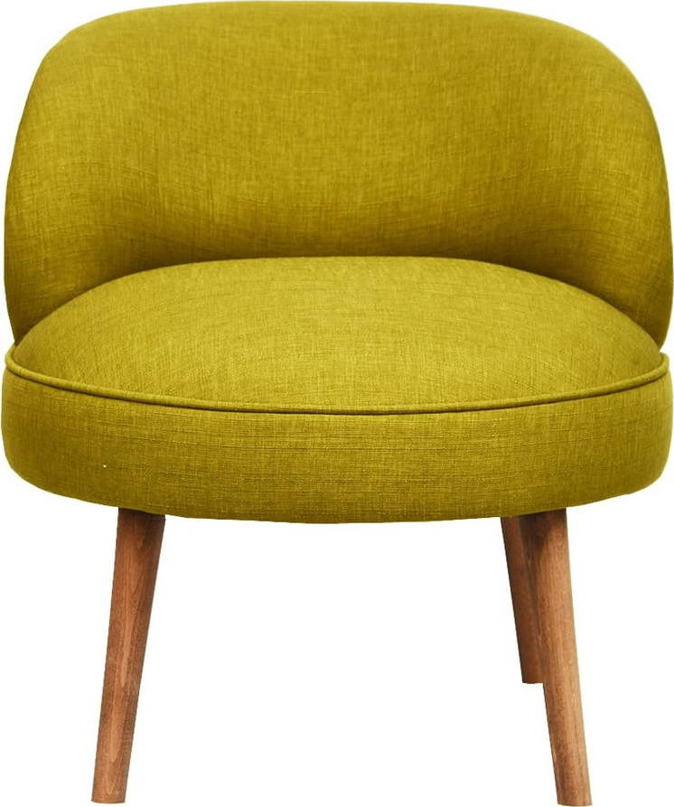 Žluté křeslo Nice – Artie