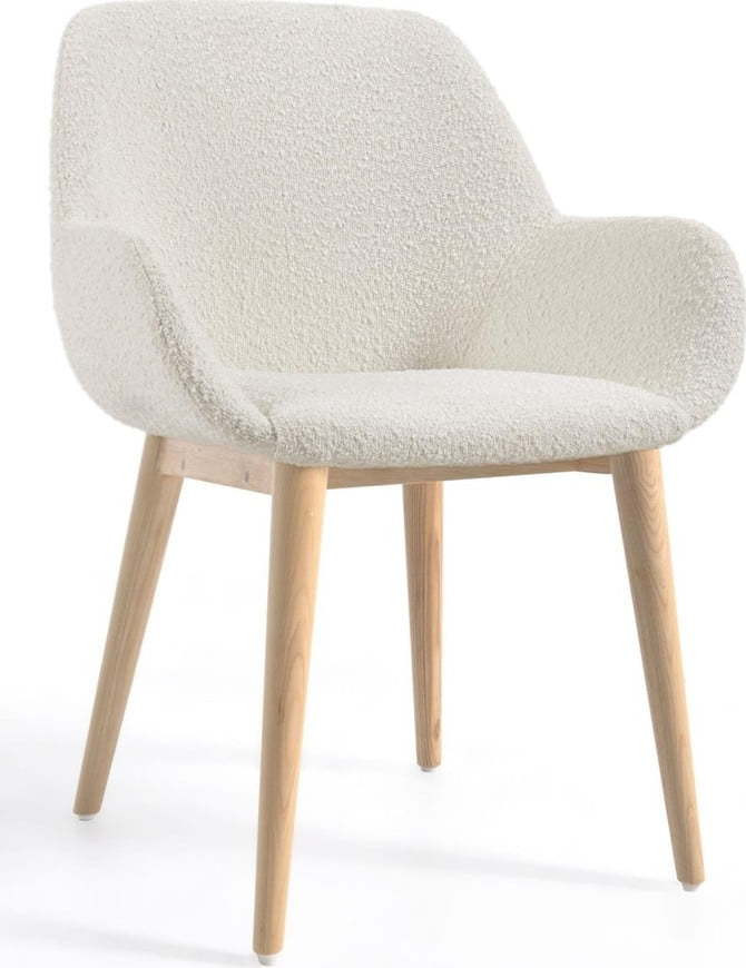 Bílá jídelní židle Konna – Kave Home