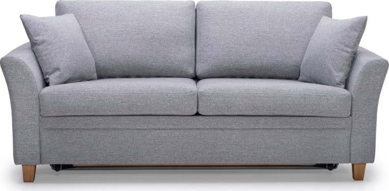 Šedá rozkládací pohovka 190 cm Sonia - Scandic