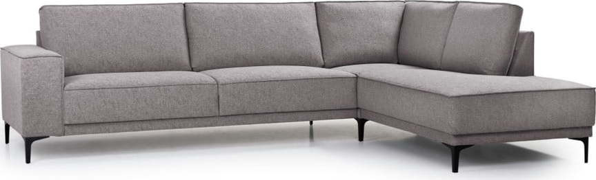 Hnědá rohová pohovka (pravý roh) Copenhagen – Scandic