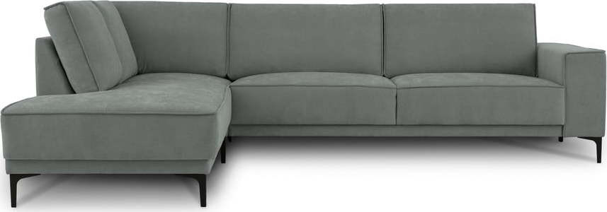 Tmavě šedá rohová pohovka (levý roh) Copenhagen – Scandic