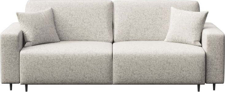 Krémová rozkládací pohovka 237 cm Hesto – Ghado